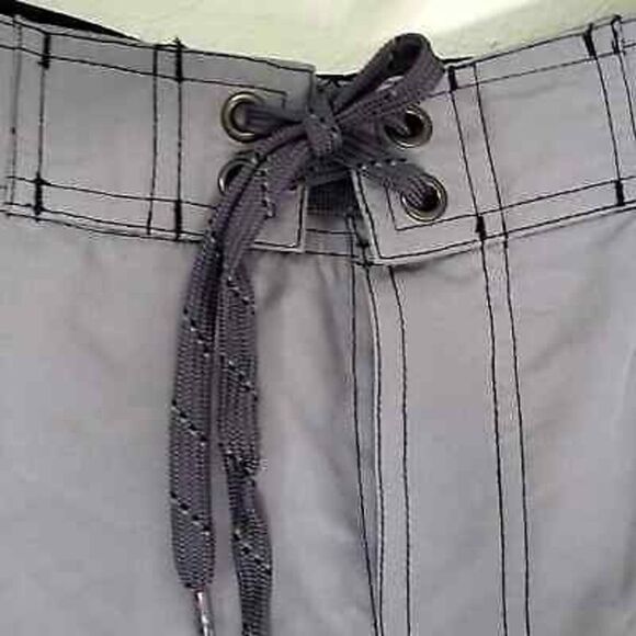 Men’s Light Gray Surf Shorts First Wave Size 32 | Beach & Swim Trunks - Picture 7 of 12